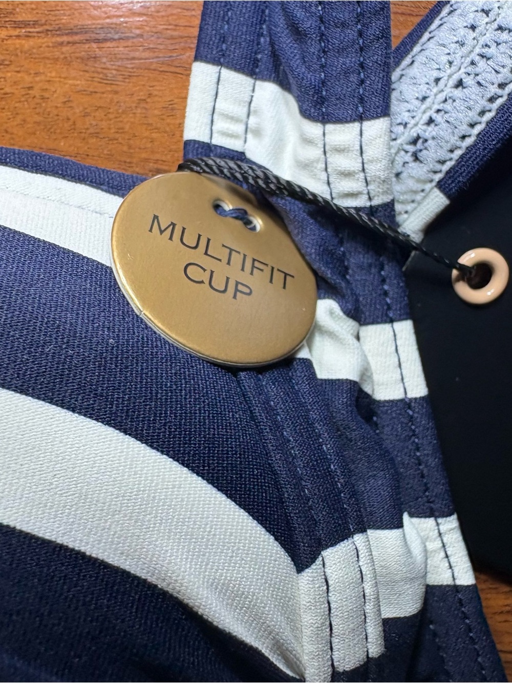 Nip Tuck Swim Navy White Stripe One Piece Swimsuit NWT Multiple Sizes - Picture 6 of 10